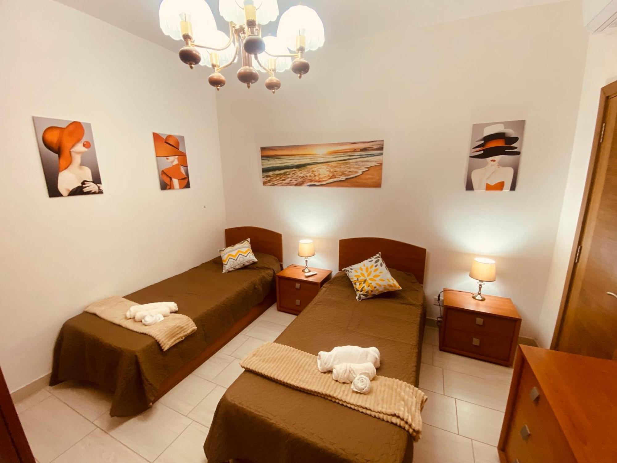 Bugibba Central Modern Apartment San Pawl il-Baħar Eksteriør billede
